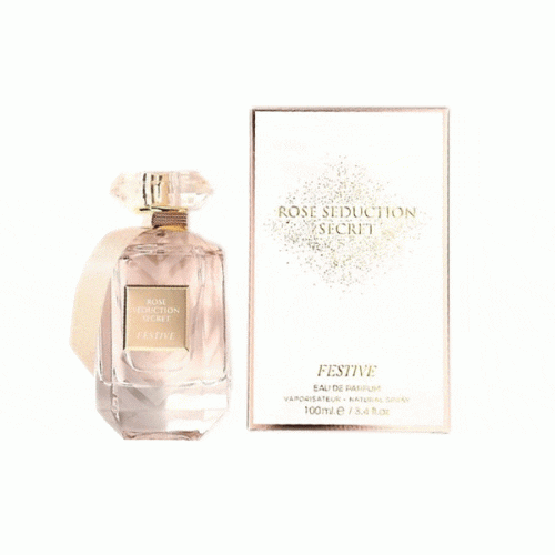 عطر ادوپرفیوم زنانه فراگرنس ورد مدل Rose Seduction Secret حجم ۱۰۰ میل رایحه شیرین معتدل