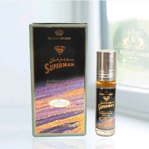 عطر ادوپرفیوم الرحاب مدل سوپرمان رایحه شیرین مردانه حجم ۶ میلی لیتر