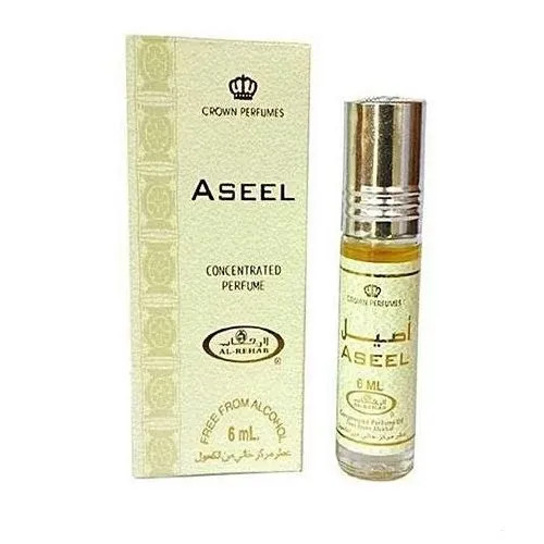 عطر ادوپرفیوم الرحاب مدل ASEEL حجم ۶ میلیلیتر زنانه مردانه تند گرم